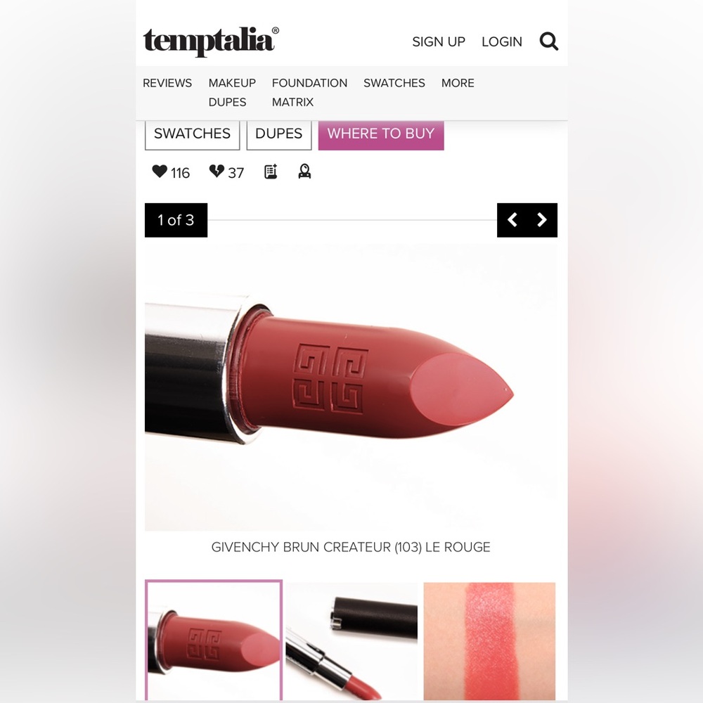 Givenchy Le Rouge Couleur Intense Lipstick in 103 Brun Créateur